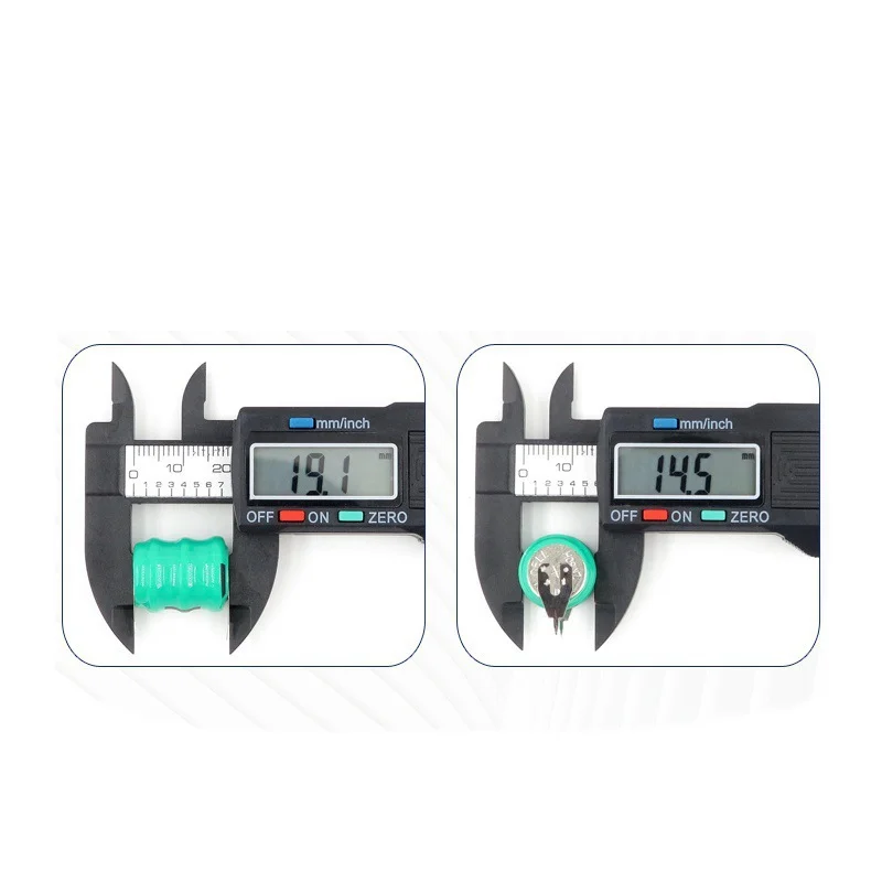 5 قطعة 3.6 فولت 80 مللي أمبير ni-mh زر خلية بطاريات ni mh مع دبابيس بطارية قابلة للشحن لساعة الذاكرة مصباح حديقة