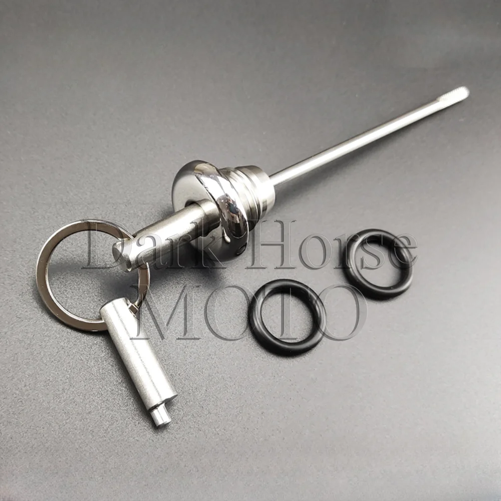 Motorcycle Modified Anti-Theft Engine Oil Dipstick MAXSYM400i Stainless Steel Oil Cover For SYM MAXSYM 400 MAXSYM400