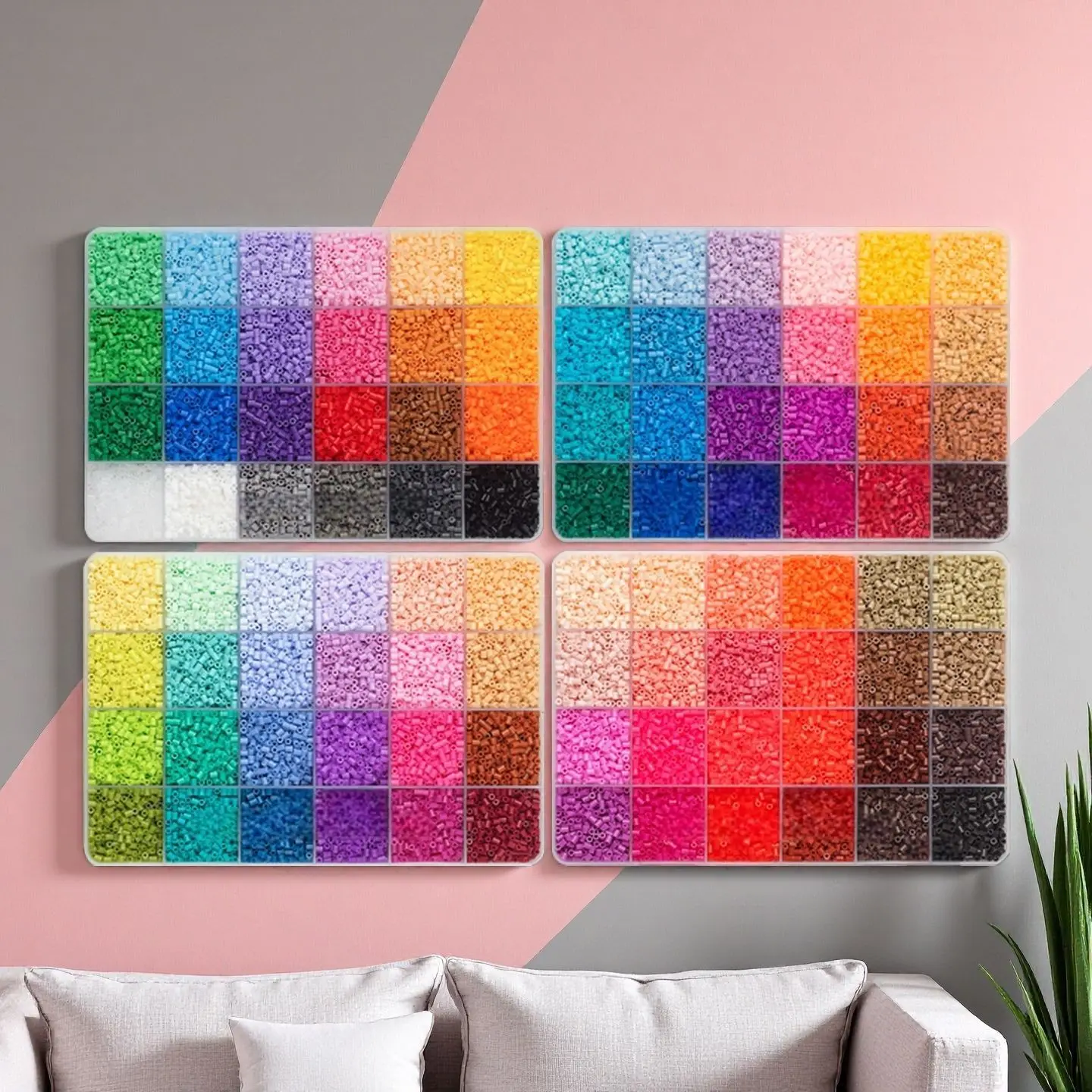 2.6mm 24 kleuren Hama kralen Onderwijs Ijzeren kralen 3D puzzel Kralen lroning Garantie perler Zekering kralen diy speelgoed miçangas