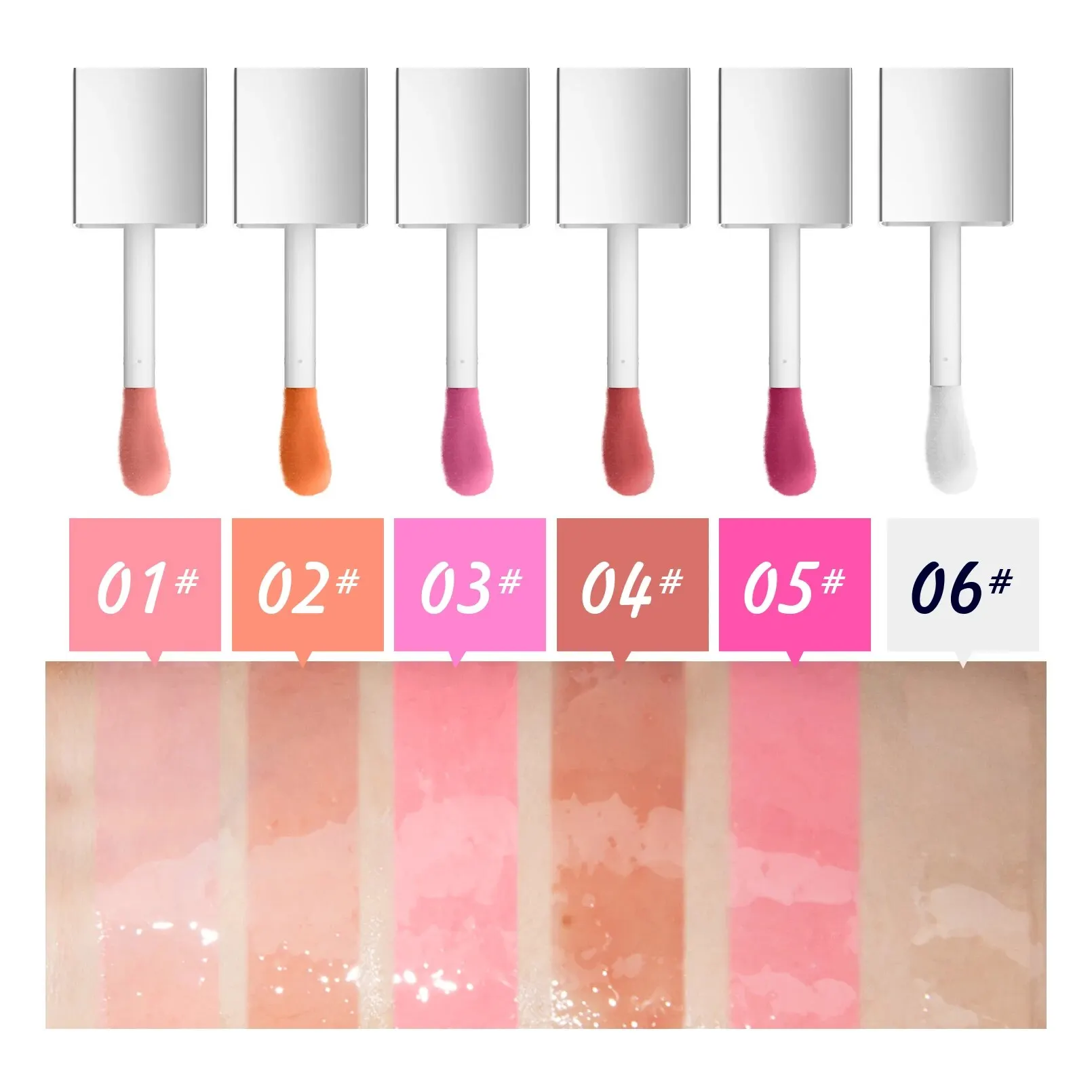 Crystal Jelly Moisturizing Lip Oil Plumping Lip Gloss Makeup Sexy Plump Lip Glow Oil Tinted Lip Plumper image 2