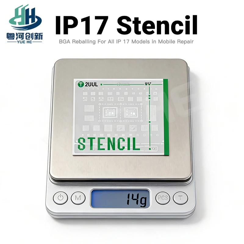 

2UUL BG03 Re-bonded Tin Mesh for IP17 Mobile Phone Repair BGA Re-bonding Tool