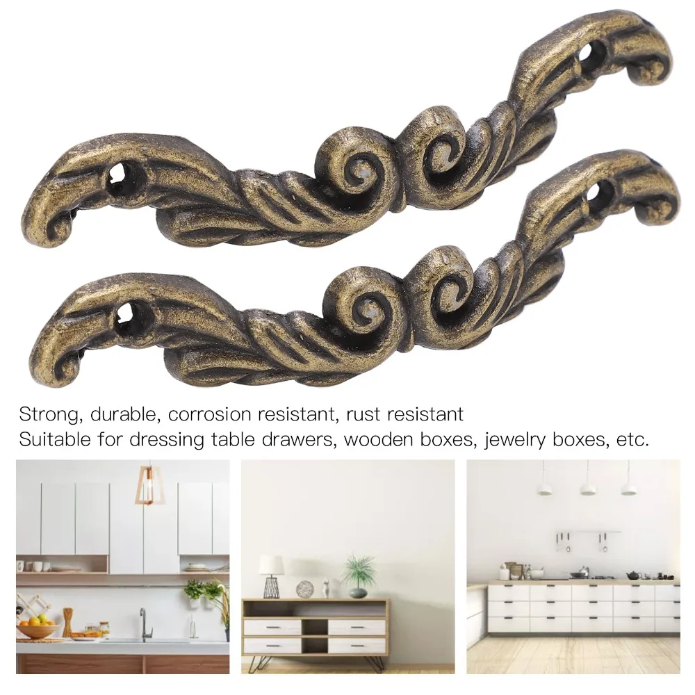 20pcs Cabinet handle Antique Bronze Drawer Handles Mini Zinc Alloy Cabinet Handles Retro Drawer Pulls Gift Box
