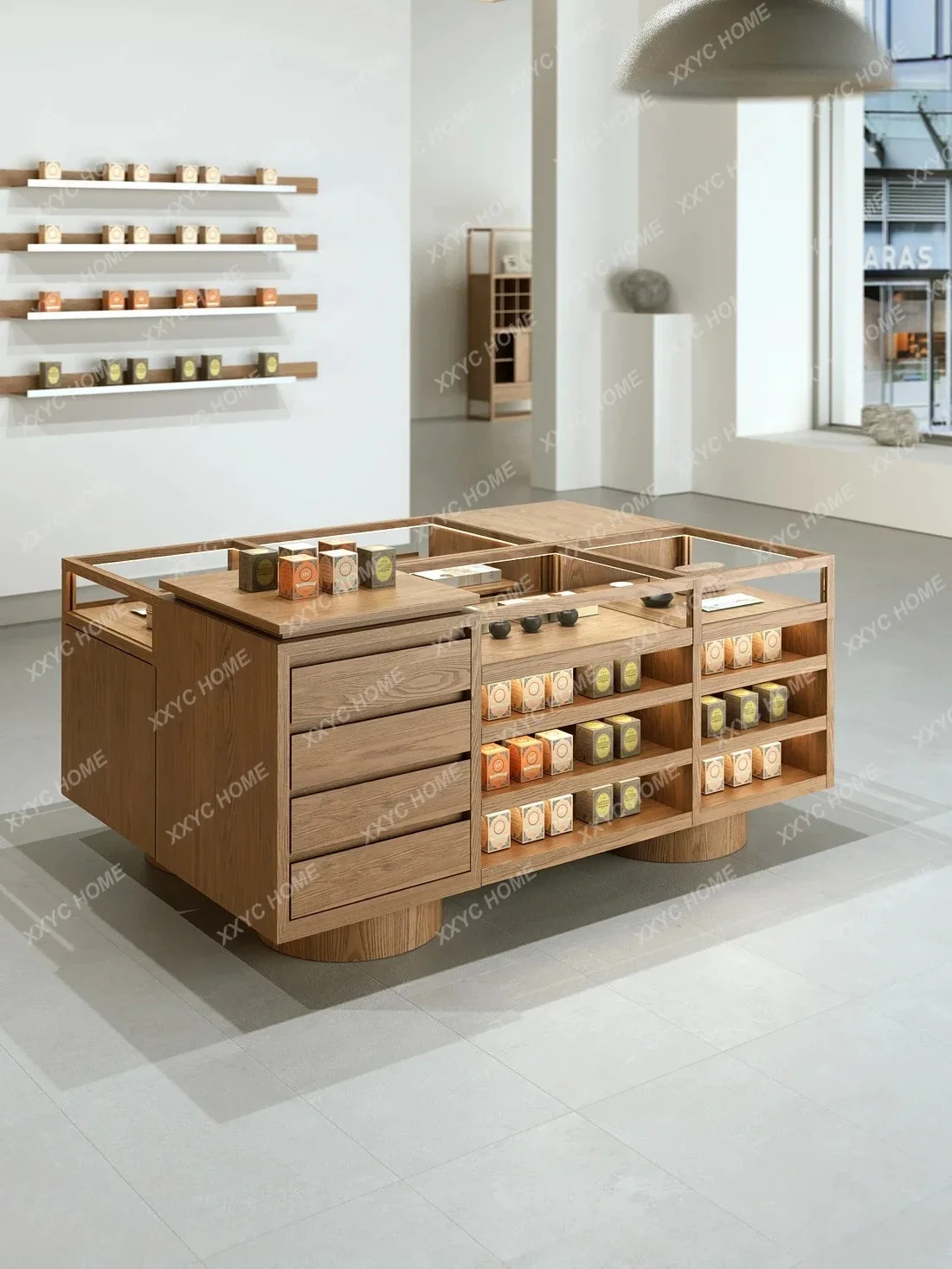 Y1 Glass Cabinet Ta…