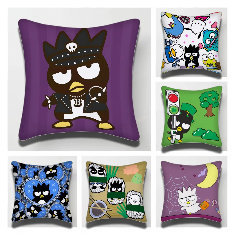 Sanrio BadBadtz-maru Anime  Personalized Pillow Cover Kids Bedroom Wild Party Decor Pillowcase kid Birthday shower Gift