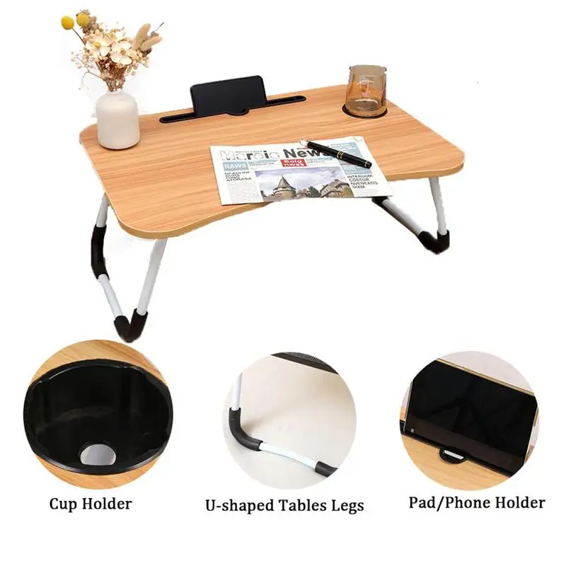 Laptop Bed Table Dormitory Student Table Lap Standing Desk Bed Top Tray Adjustable Laptop Holder For Floor Writing  and Sofa