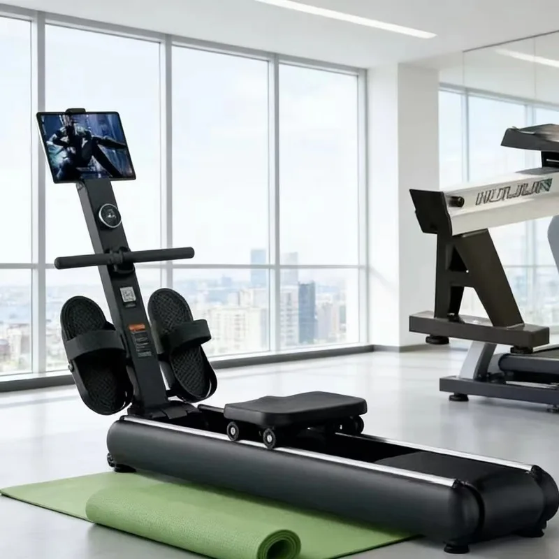 Advanced External Magnetic Adjustable Resistance Alloy Seated Rowing Machine for Commercial Use with 150kg Capacity