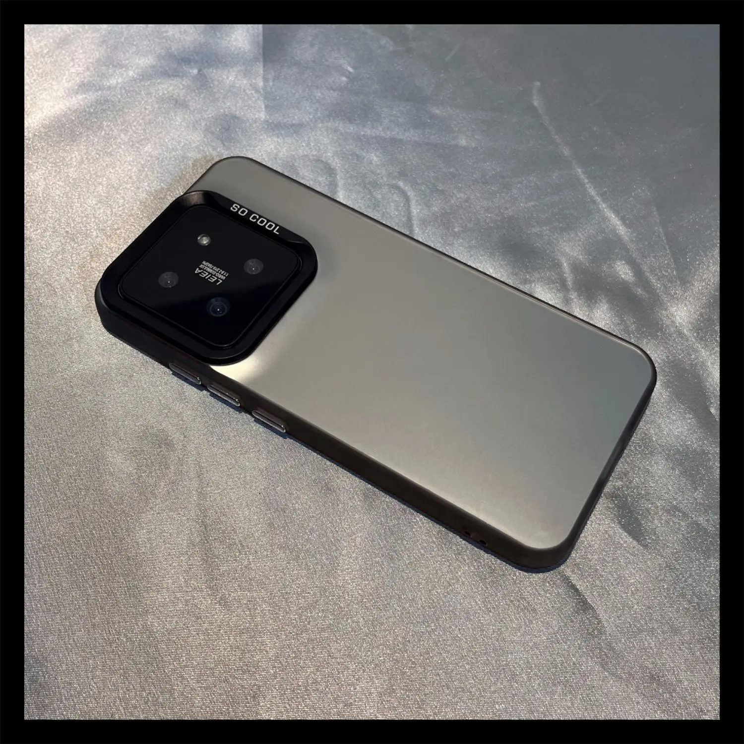 حافظة لهاتف Xiaomi MI 15T 14T Pro لون فضي عصري صديق للبشرة غطاء كمبيوتر بلوري لهاتف Xiaomi 15T pro 5G مقاوم للصدمات فودان #3