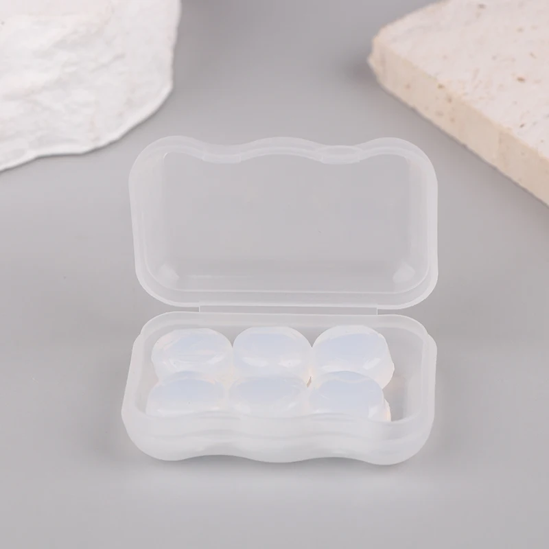 Silicone Ear Plugs Sound Insulation Ear Protection Earplugs Anti Noise Snoring Sleeping Plugs For Travel Noise Reduction