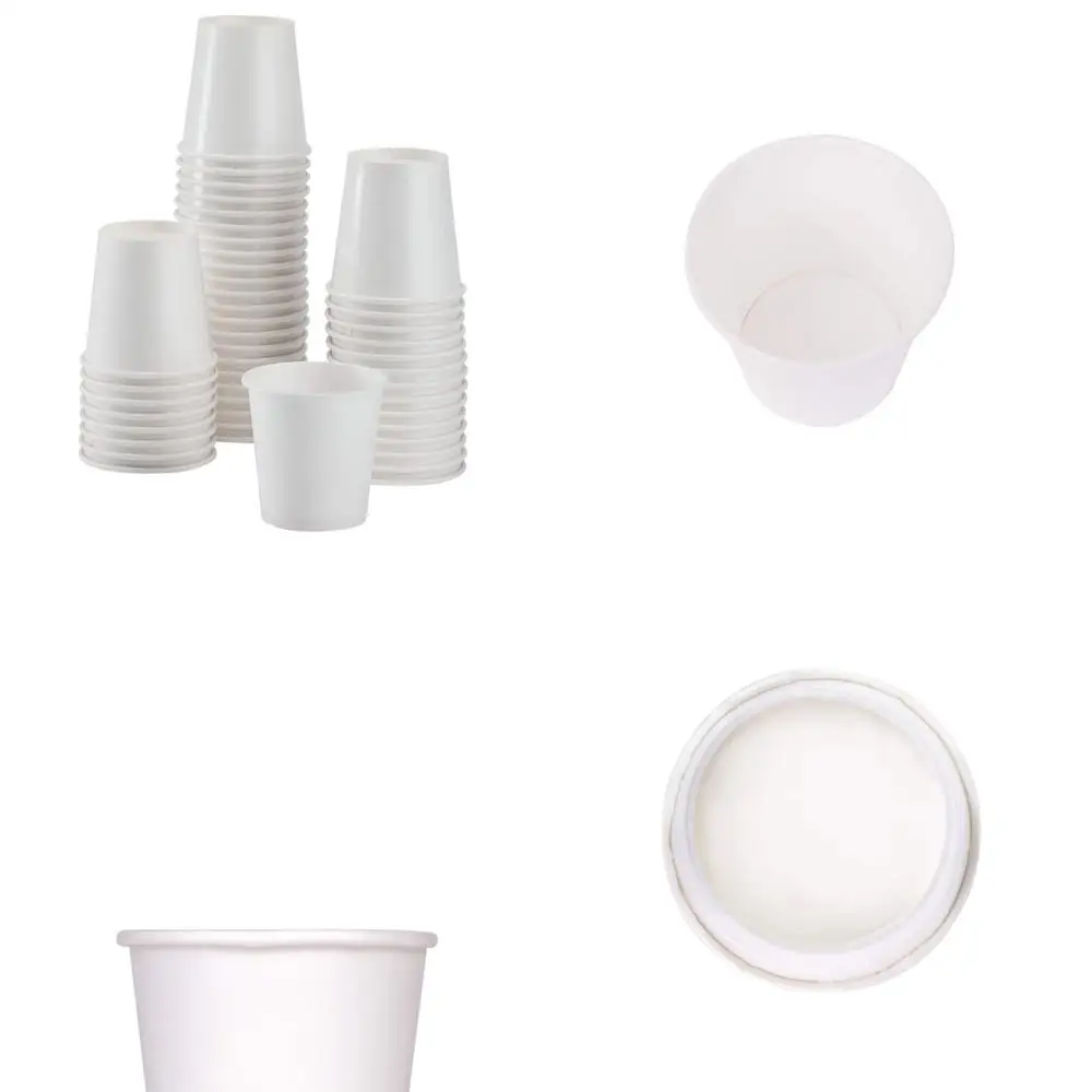 

Чашки для отбора проб из белой бумаги на 2 унции, упаковка из 2000 шт., одноразовые стаканчики для отбора проб, оптовая продажа бумажной посуды для лабораторий и тестирования