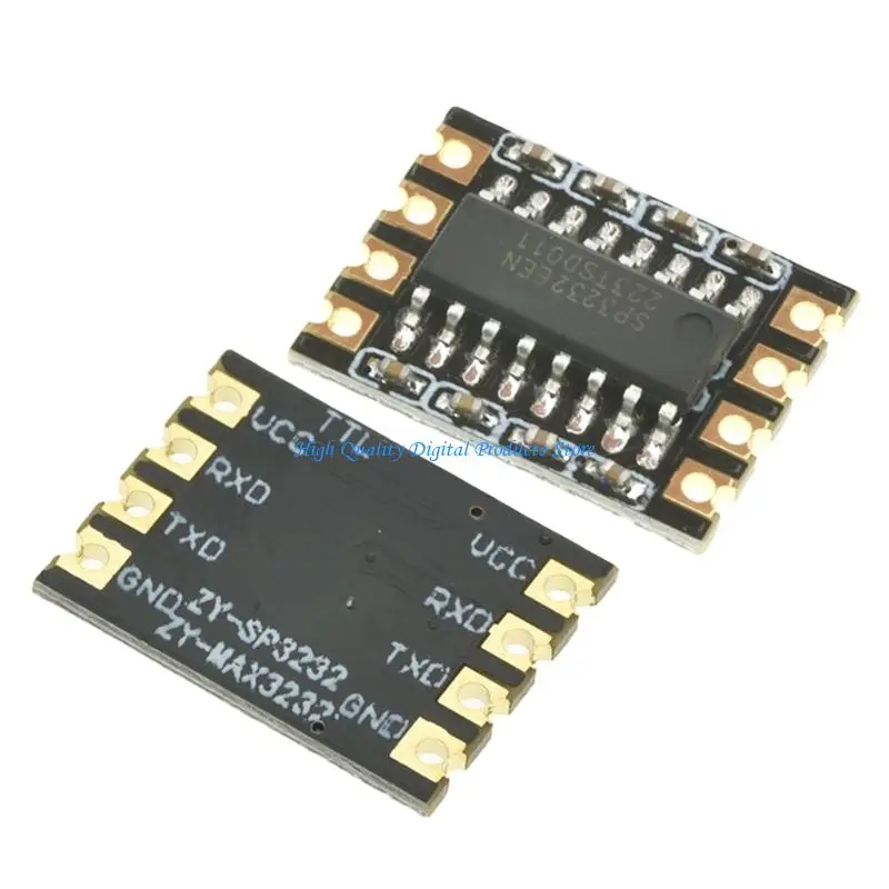 U2JE 2Ch SP3232/MAX3232 RS232 To TTL Adapter Module For Fast Speed Data Transfer In Automation And Communication Projects