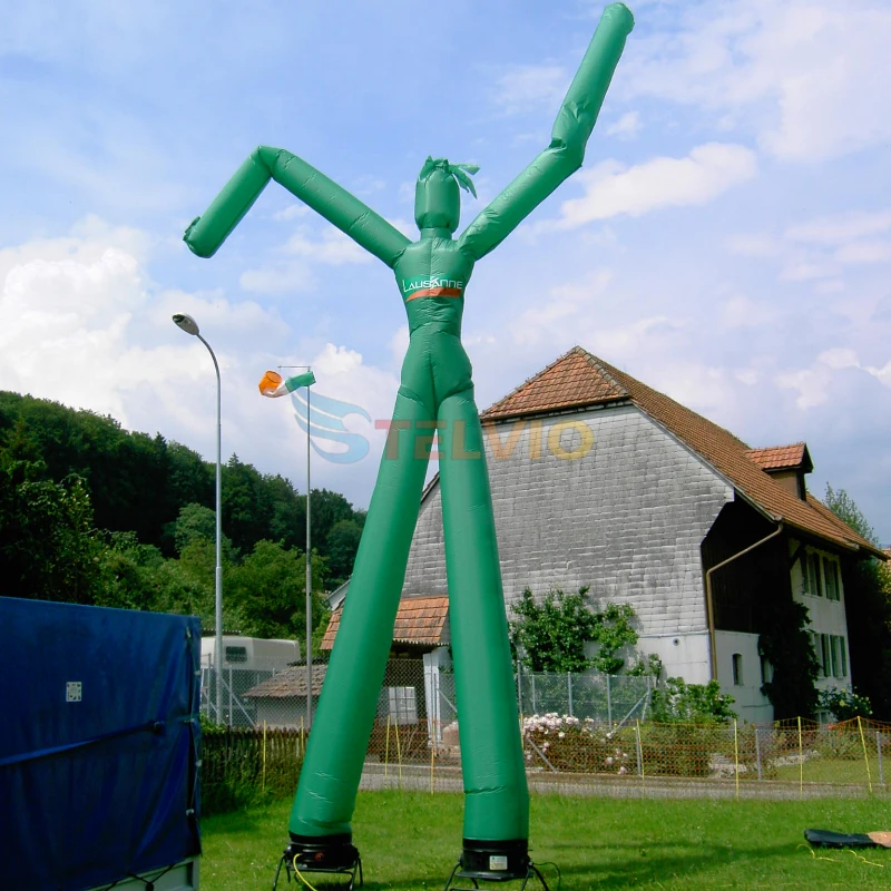 Advertising Wacky Waving Inflatable Tube Man Big Sky Air Dancer with Two Legs