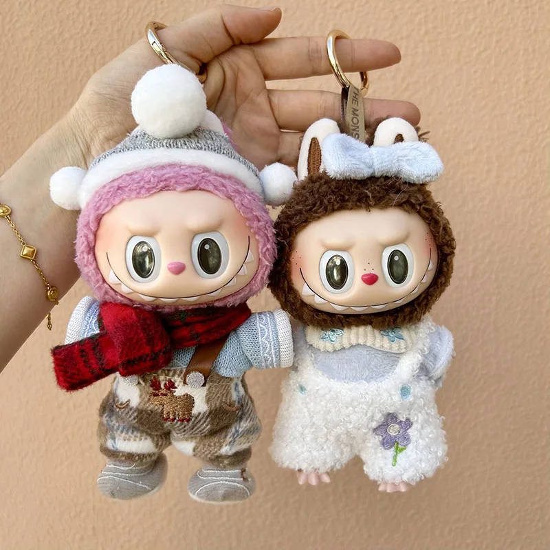 

Cute Clothes for 17cm Labubu Idol Dolls Kawaii No Doll Accessories Korea Kpop Exo Clothing Hoodie Plush Doll'S Clothes