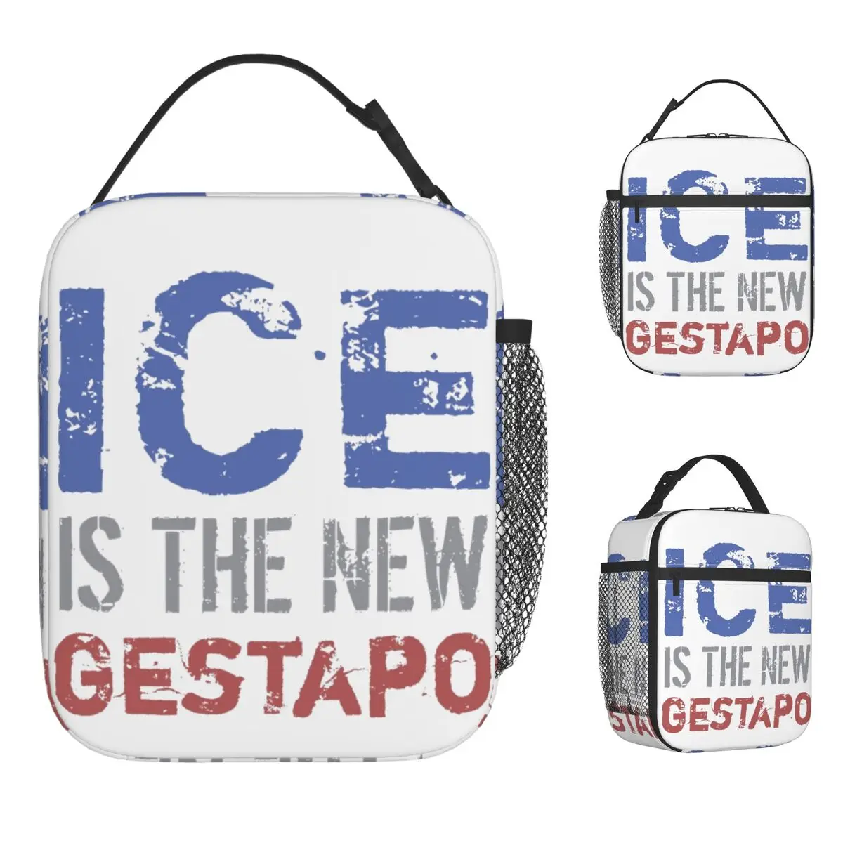 

Сумка для обеда Ice Is The New Gestapo, ретро-сумка-холодильник для взрослых, портативная изотермическая сумка-холодильник из оксфорда