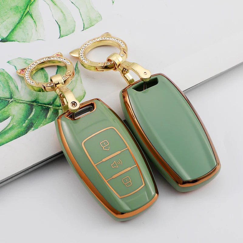 3 4 Button TPU Car Key Case Cover Keychain for Great Wall Haval Jolion H6 H7 H4 H9 F5 F7 F7X F7H H2S GMW Dargo Key Shell Fob