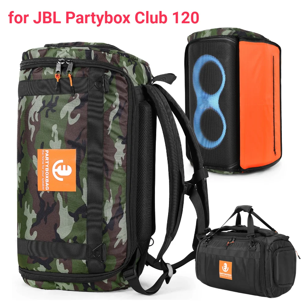 

Защитная сумка для JBL Partybox Club 120 BT, Противоударная Портативная Сумка-тоут для переноски динамика, рюкзак с защитой от падения