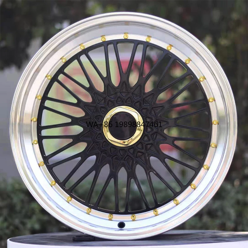 

Bright Black Car Side Sport Car Rims 5x114.3 17 18 19 Inch Forged Aluminium Alloy Wheels for Mini Clubman vw Polo