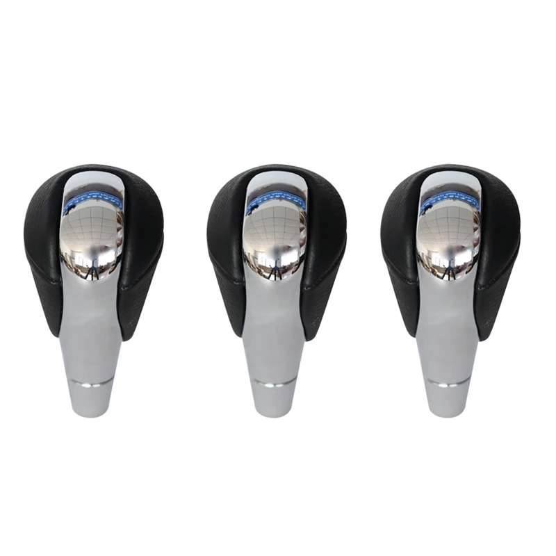 3X Car Leather Shift Knob The Gear Shift Knob Head For Toyota Lexus ES330 ES350 GS460 IS250 LX470 LS460 RX350 RX400H