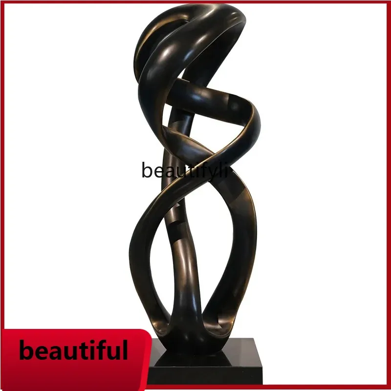 

X Sculpture ornaments Abstract fiberglass hotel lobby Large floor-to-ceiling handicrafts Creative soft decoration