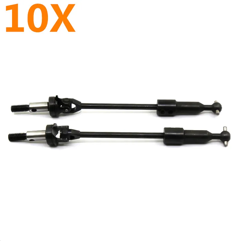 

10Pcs HSP Spare Parts Steel Adjustable Length Shaft 110-120mm Universal Drive Joint CVD 94111/107/106 94118 Etc 106015 108015