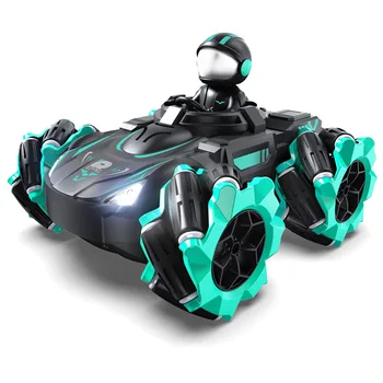 Stunt remote control car 2.4G double-sided rolling driving drift racing RC car children's electric toy boy gift remote control car