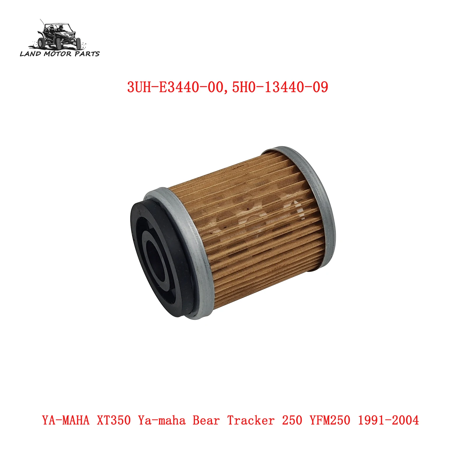 

oil Filter For 3UH-E3440-00,5H0-13440-09 YA-MAHA XT350 Bear Tracker 250 YFM250 1991-2004