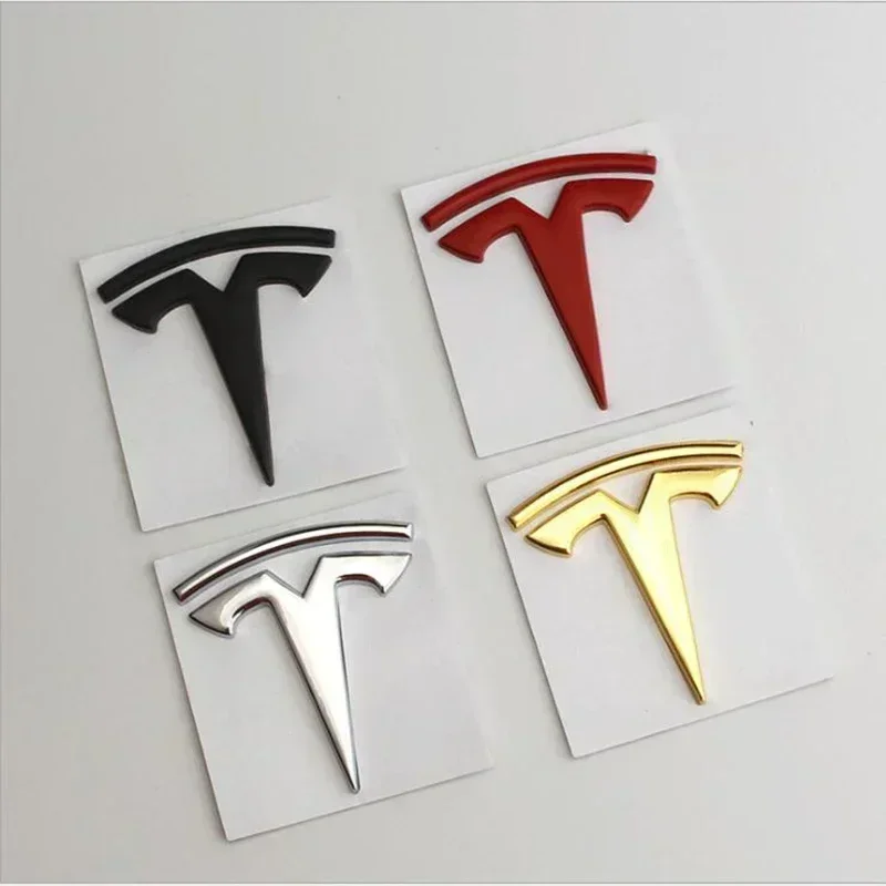 

Автомобильная наклейка на кузов для Tesla Logo Roadster Cybertuck Model 3 S X Y, наклейка на боковую этикетку автомобиля, внешнее украшение 5,6x6 см, аксессуары