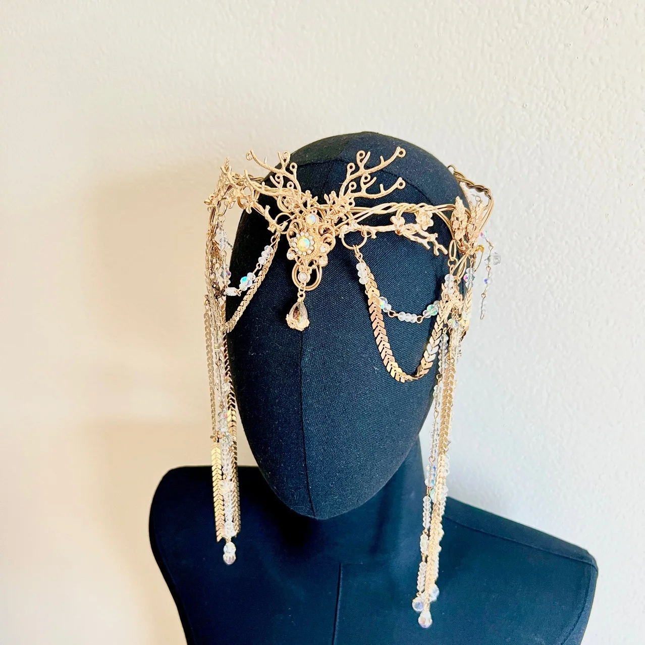 새로운 Tuinga Dunhuang 이국적인 스타일 머리 장식 고대 의상 Hanfu 서부 지역 댄스 소녀 장식 민족 헤어 액세서리