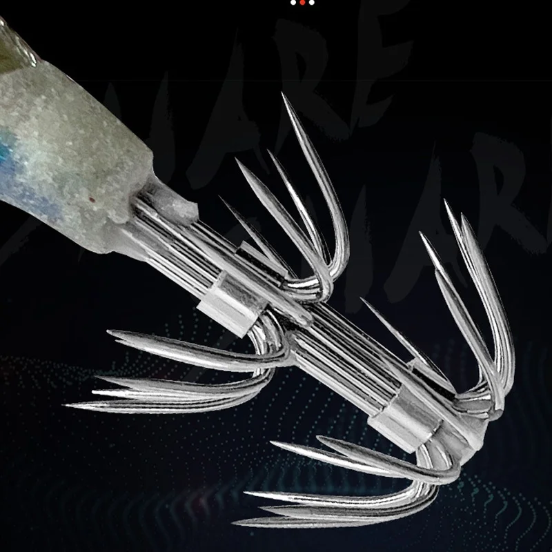 كما 5 قطعة هوك الحبار الخشب الروبيان التيجان الحبار الرقص الطعم الثابت توهج 1.5 # 1.8 # 2.2 #   مجموعة طُعم الصيد البحري الأخطبوط الحبار الاصطناعي