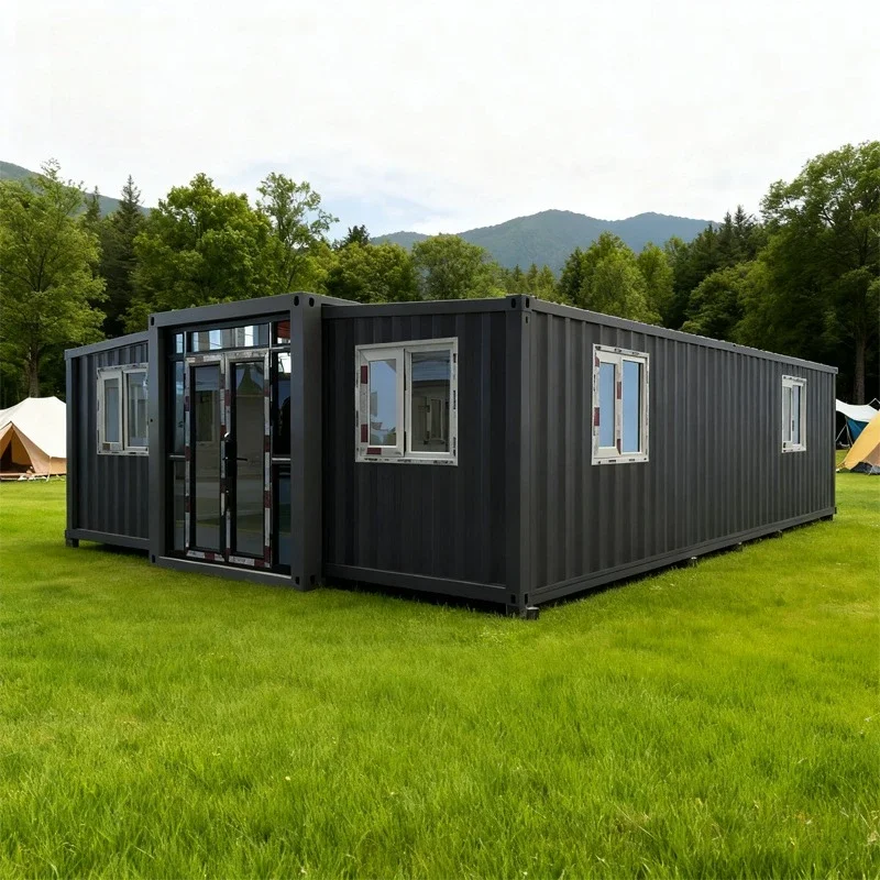 Portable Container House Mobile House Double-wing Folding House High-End Expandable Waterproof Modern Prefab Modular Hot