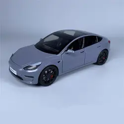 1:24 Model S MODEL 3 Model Y Alloy Car Model Diecasts Metal Sports Vehicles Car Model Simulation Sound and Light Kids Toys Gifts