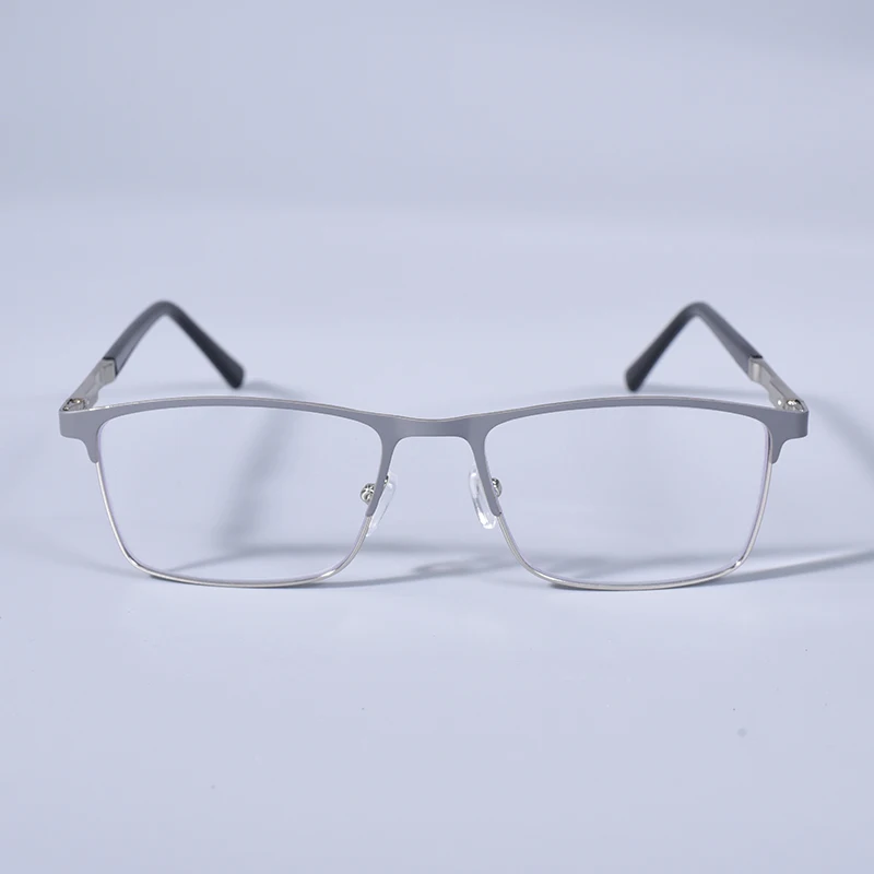Männer Blau licht blockieren Lesebrille für Männer Metall Rahmen Magazin Leser Übergroßen Frühling Scharnier Rahmen Doppel Farbe + 125 + 175 + 22 – Detail 13