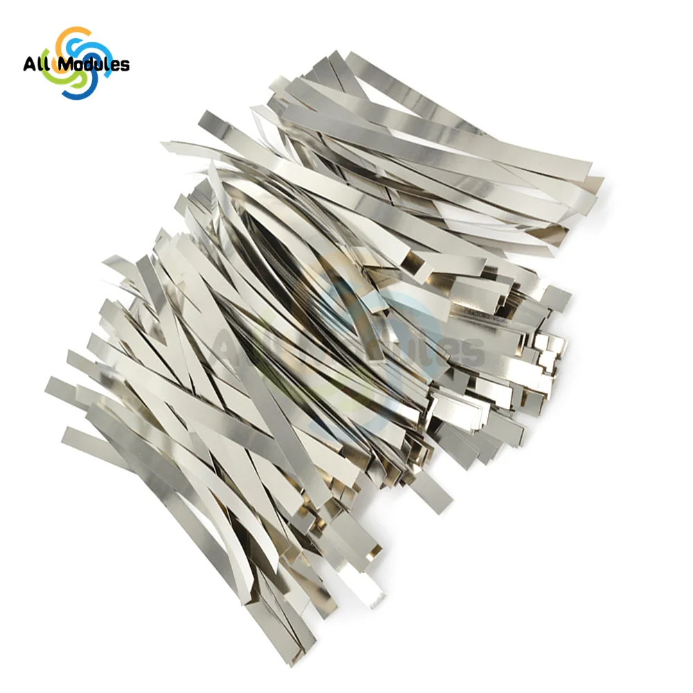 100g/Bag Spot Welding Battery Connection Nickel Plate 18650 Battery Nickel Plated Steel Strip for 18650 Battery Accessories