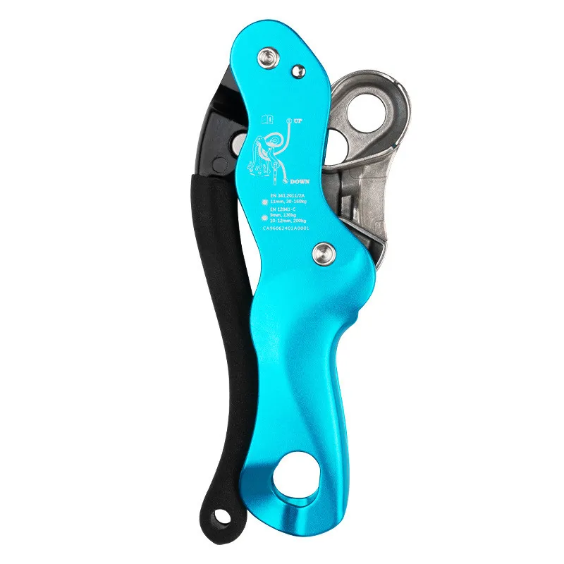 High-altitude life-saving self-locking protector, outdoor rock climbing  manual descent device, mountaineering equipment