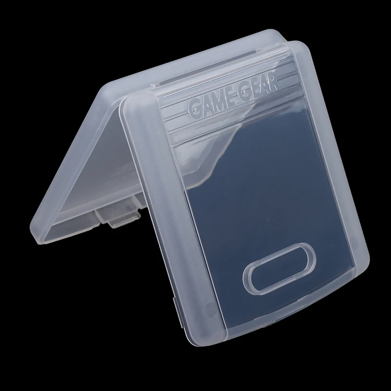1pc Single Game Card Cartridge Storage Display Box for Sega Game Gear Cart GG Clear Replacement GameGear Protective Case