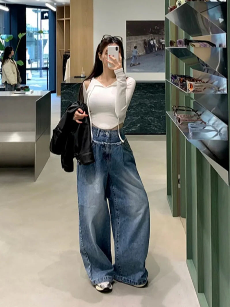 

Slim Fit Long Sve T-irt Women's Base Layer Top Clavicle Design Belted Faionable Anti-Aging Chinese Brand