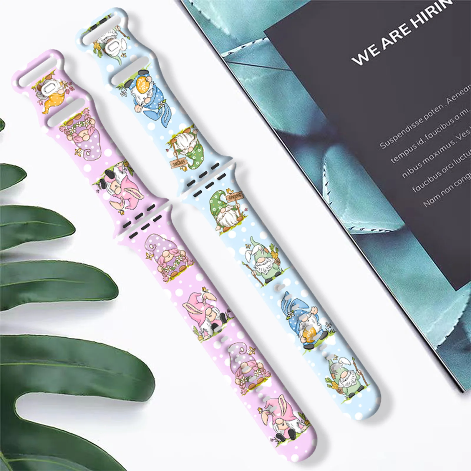 Correa con estampado de elfo pequeño para Apple Watch 10, 9, 8, pulsera reemplazable de silicona para iWatch de 46mm, 44mm, 42mm y 41mm