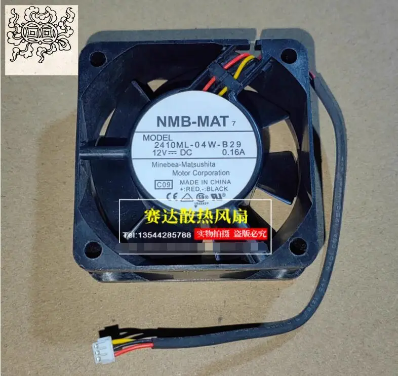 

Ltsf For NMB 2410ML-04W-B29 C09 DC 12V 0.16A 60x60x25mm 3-Wire Server Cooling Fan
