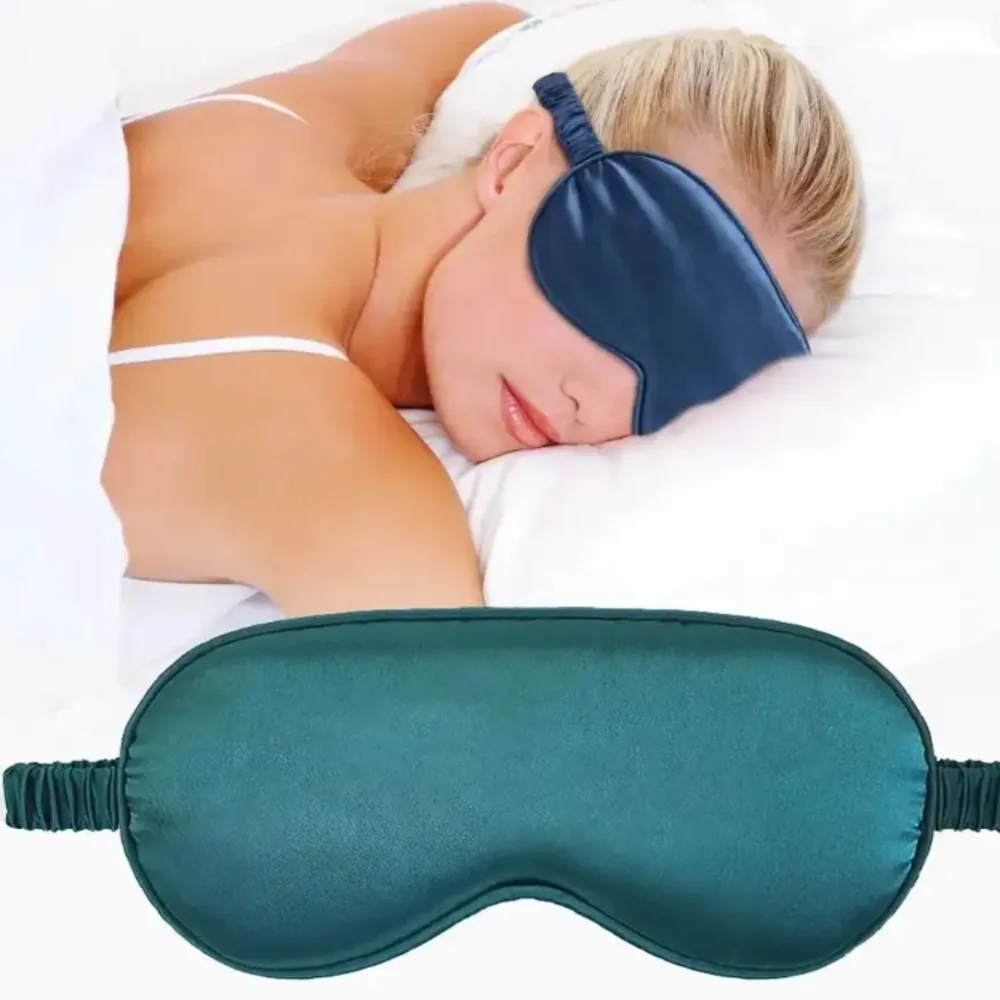 

1 шт. шелковая маска для сна для глаз для женщин и мужчин, блок света для глубокого сна, путешествий и сна, необходимое для снятия усталости глаз
