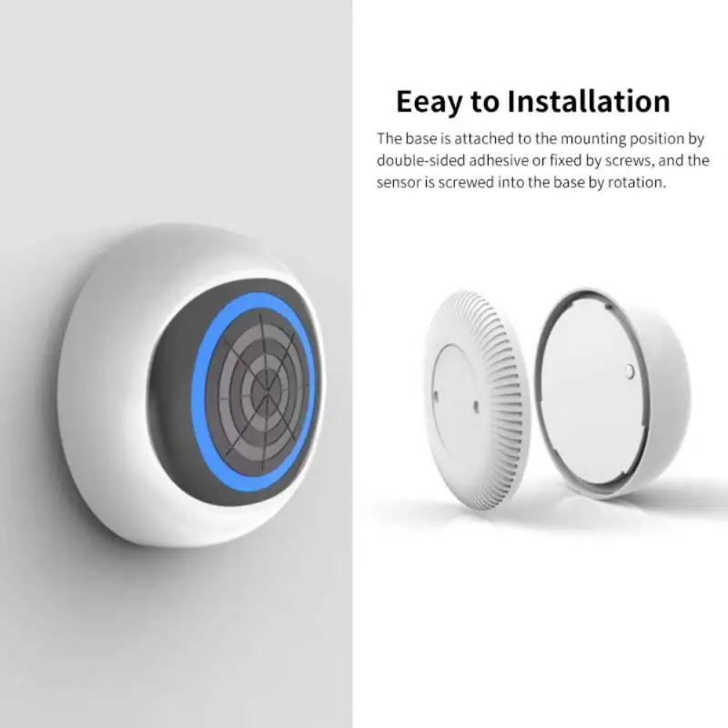 Tuya Zigbee Smart Human Presence Sensor Micro-motion Detect Human Motion Detector Smart Linkage With Light Siren Alarm