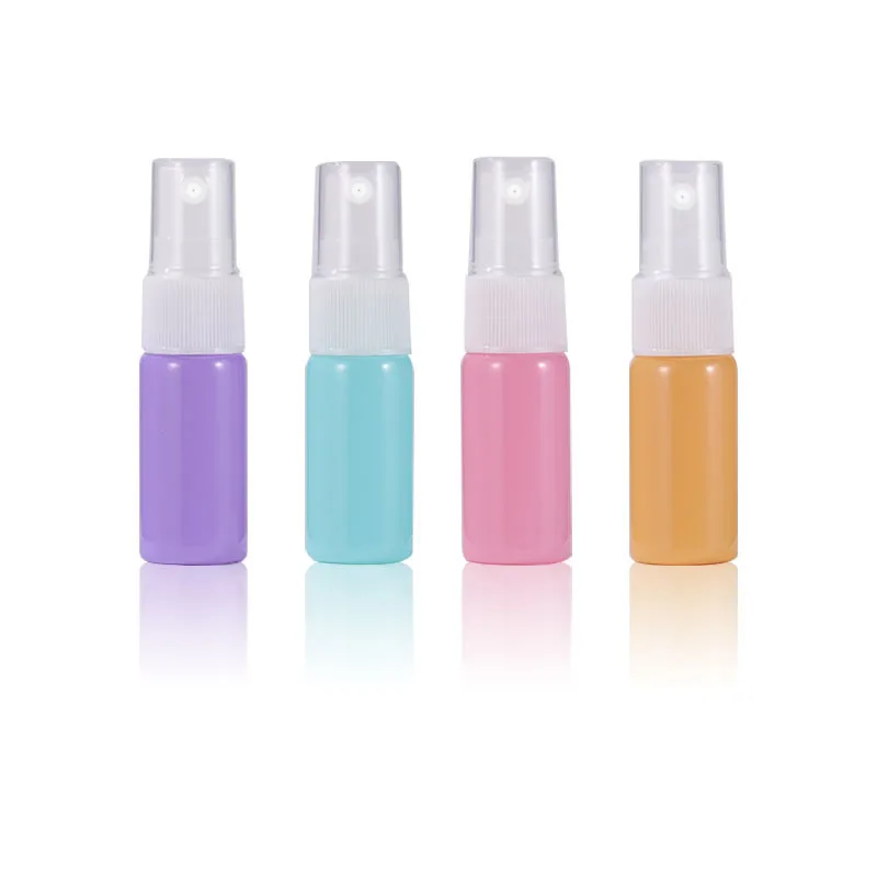 5 Stks/pak 10Ml Draagbare Mini-Spuitpomp Hervulbare Glazen Parfumflesjes Voor Cosmetische Reiscontainer