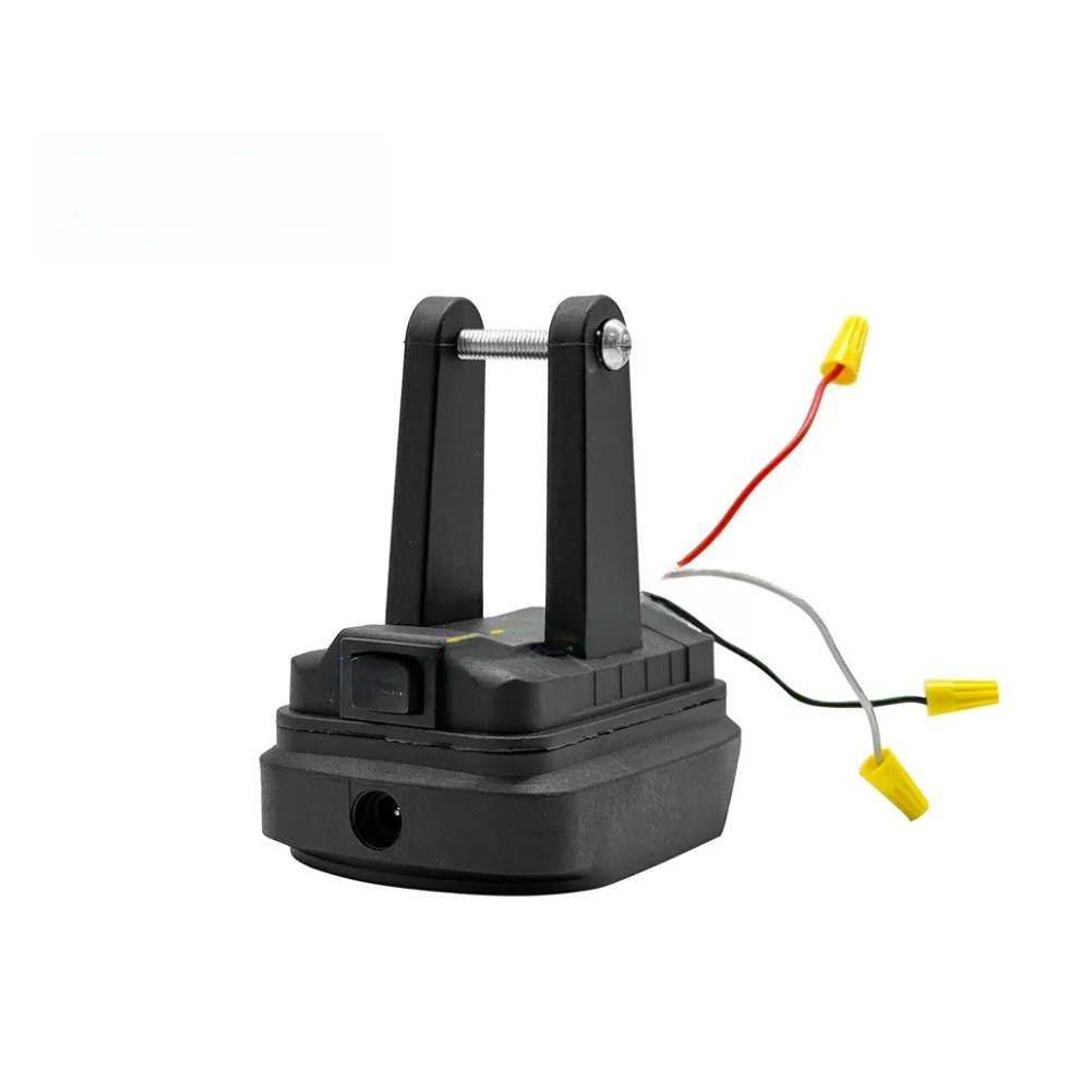 Portable Fan Base for Lithium Batteries with 12V 80V Voltage Range and DC Head Interface for Vehicle and Equipment Mounting