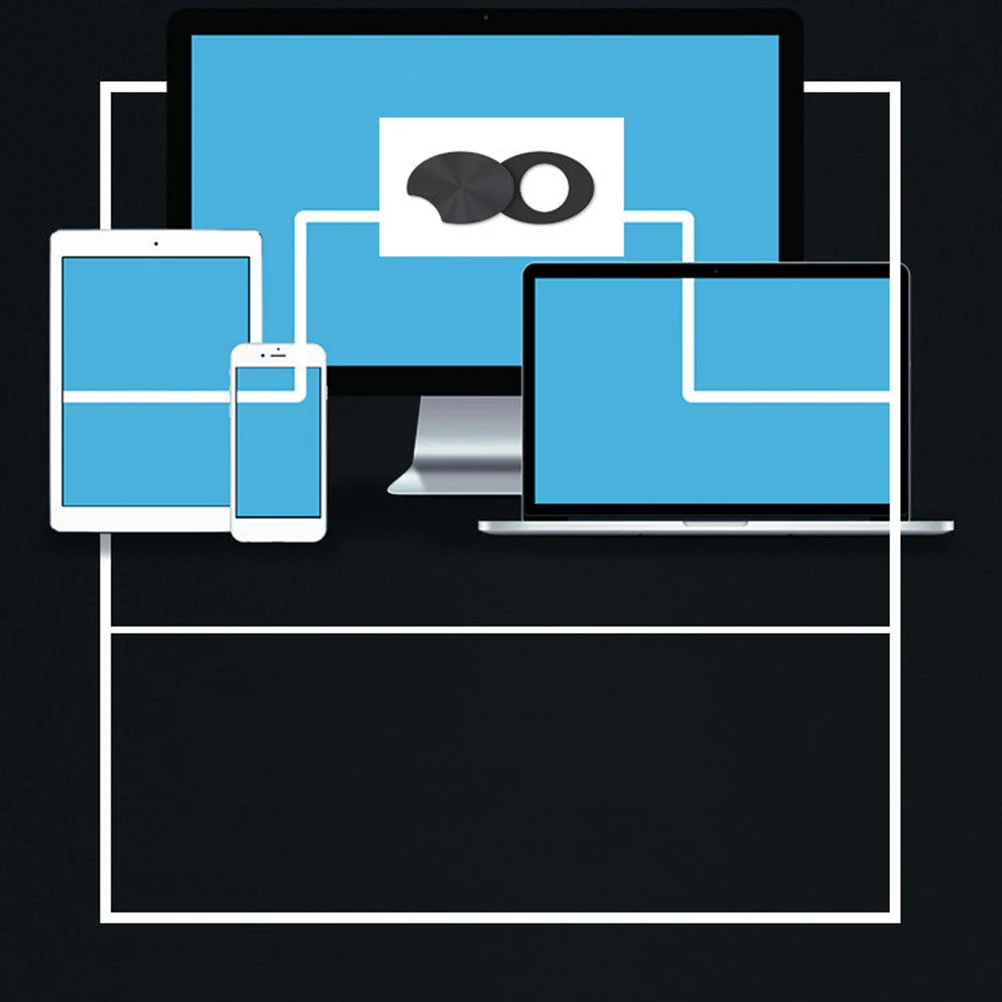 

6 PCS Camera Protector Laptop Stickers Webcam Cover Slider Smartphone Anti Peeping