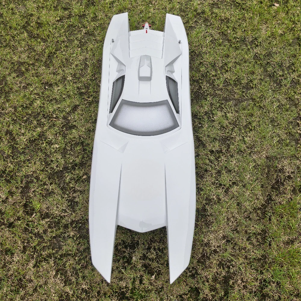 126.5 سنتيمتر RC قارب فرش السيارات E53 ريفينتون التحكم عن بعد Catamaran الألياف الزجاجية المواد RC السفن نموذج RTR السفينة لعبة الصبي هدية