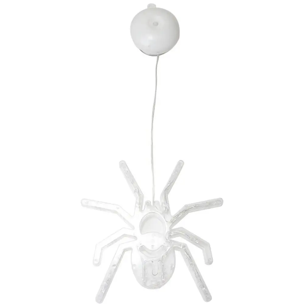 LED Powered Halloween Suction Cup Light Glowing Effect Orange Color Pumpkin Decoration Light Hanging Design Suction Cup Mount