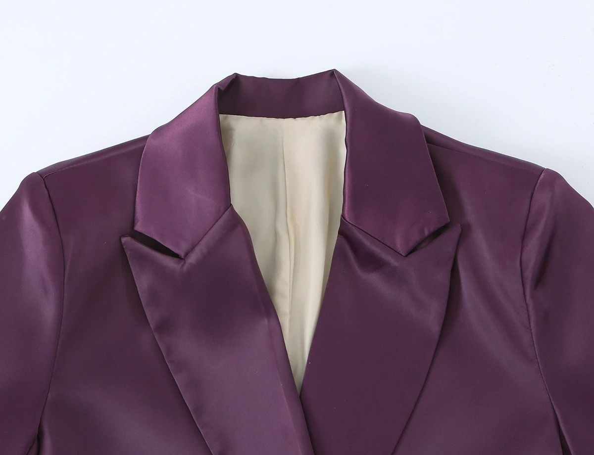 KONDALA Women Trendy Office Lady Blazer Double Breasted Lapel Blazer New Fashion 2026 Spring Fall Dinner Party Elegant Blazer