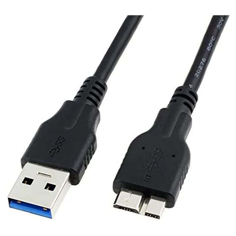 USB 3.0 Cable/Cord for Seagate Goflex, Expansion Desktop External Hard Drive Super Speed 5Gbps A/Micro B Device,Black