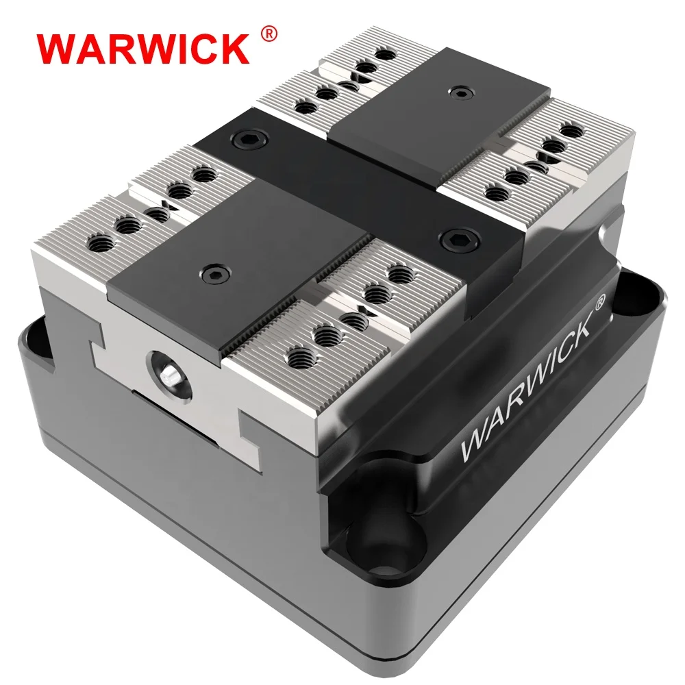 KSP2-100+TRZ-100 Pneumatic Concentric Vise Durable Zero-point 5 Axis air Chuck for