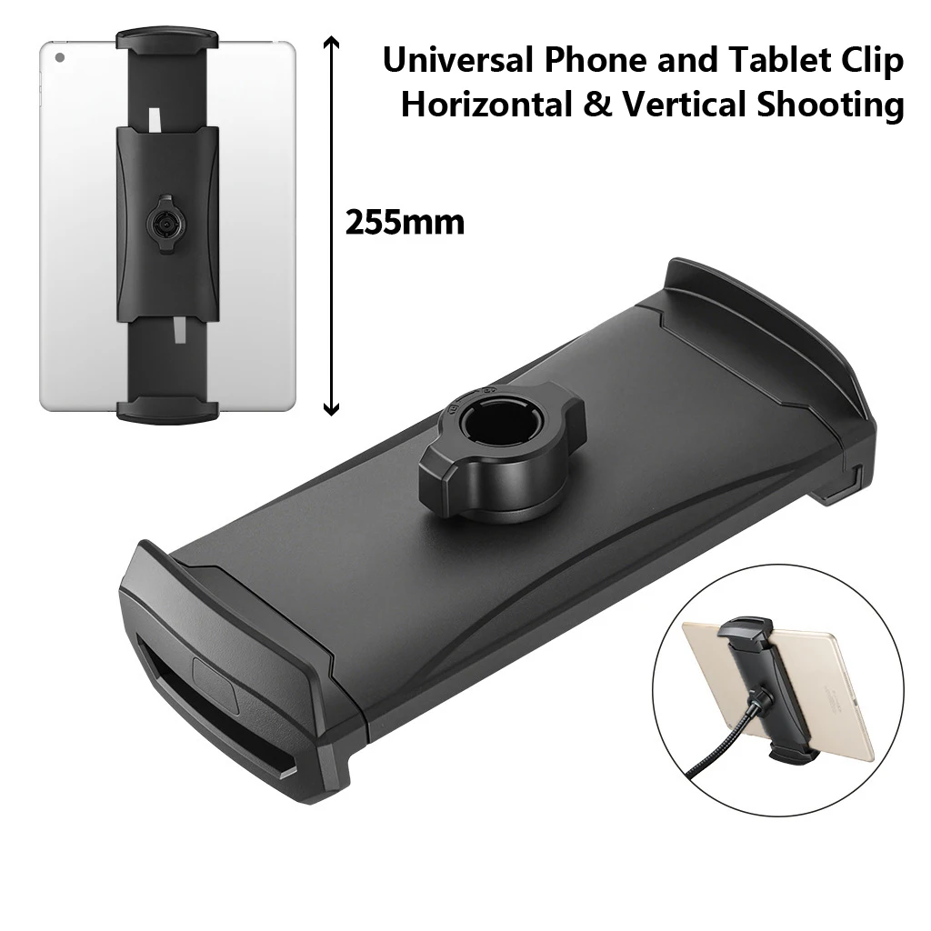 Universell Verstellbare Tablet-Halterung für 5-12,9 Zoll iPad Ständer Mobiler Halter 17,4mm Loch Kugelkopfhalterung Tablet-PC Klemmständer – Detail 5