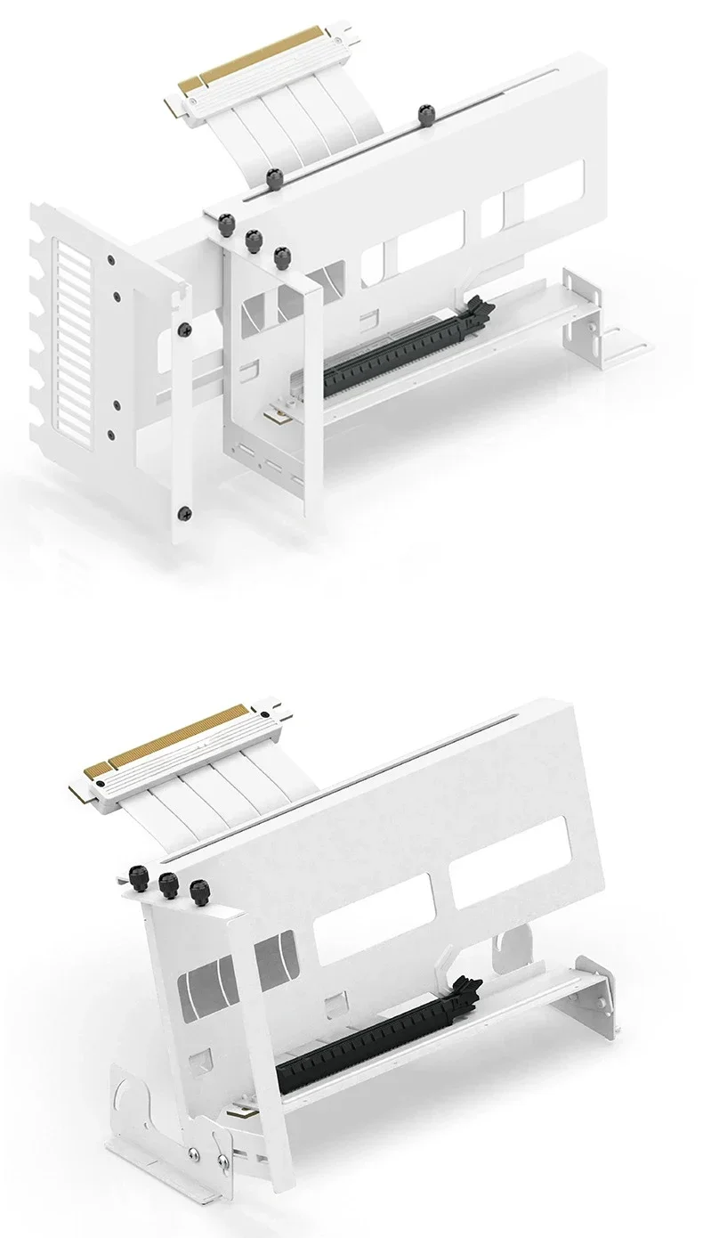 Video card tempered bracket ,Vertical Graphics Card Mount With/without ARGB Graphics Card Mount Support with PCI-E 4.0