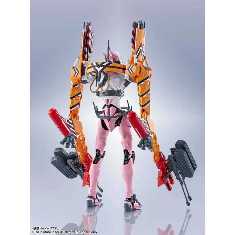 Bandai Original Robot Spirits SIDE EVA Evangelion EVA Unit-08 Β-ICC Improvised Combat Ver. Action Anime Figure Model Toy Gift view 6